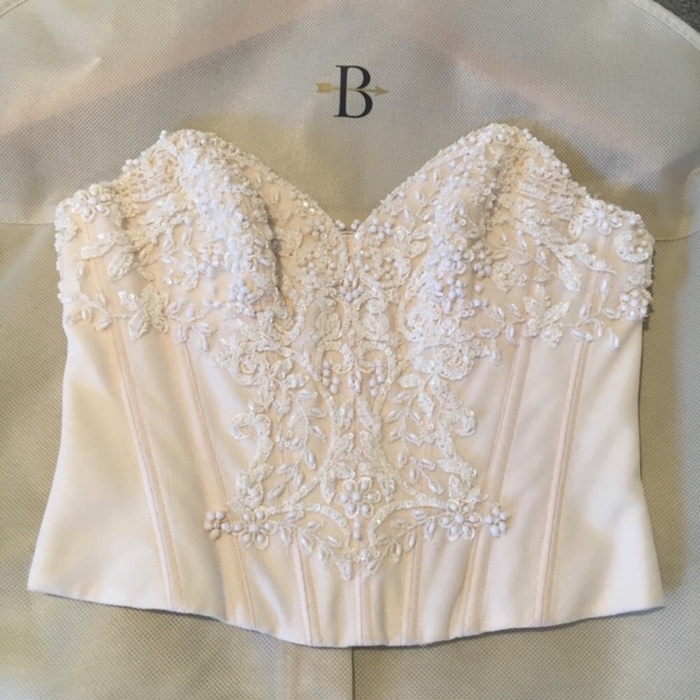 Gorgeous BHLDN corset wedding top by Watters